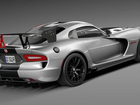 Dodge Viper ACR 2016 3D Model