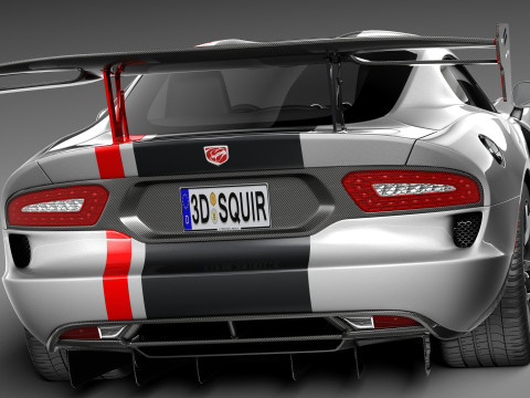 Dodge Viper ACR 2016 3D 模型