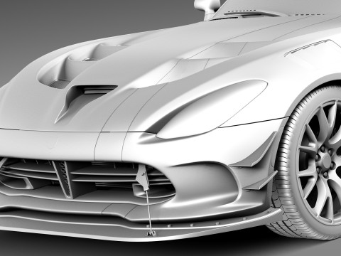 Dodge Viper ACR 2016 3D 模型
