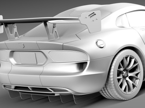 Dodge Viper ACR 2016 3D 模型