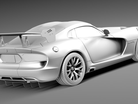 Dodge Viper ACR 2016 3D 模型