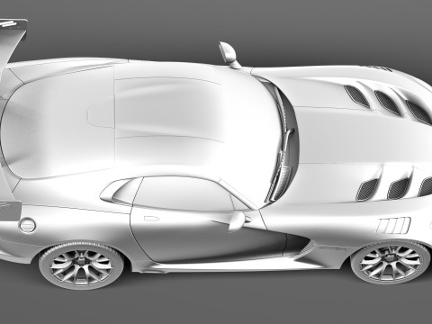 Dodge Viper ACR 2016 3D 模型