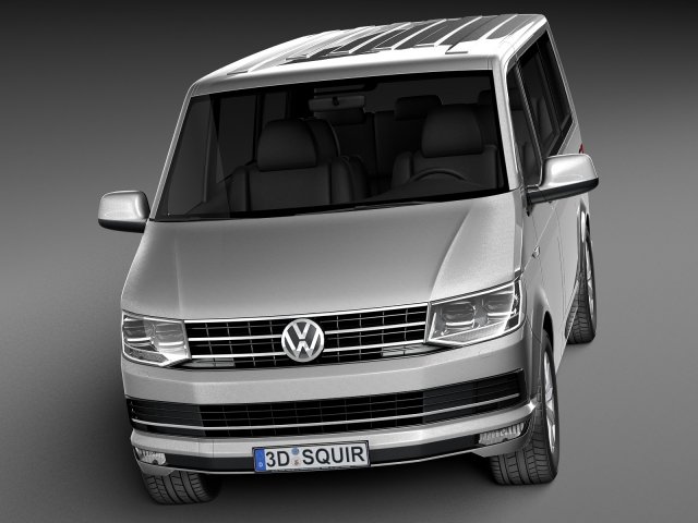 volkswagen transporter multivan t6 2016 3D in 3DExport