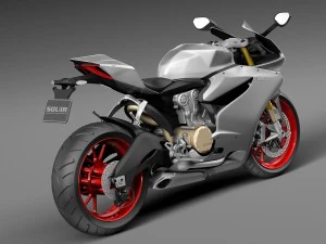 Ducati 899 Panigale 2015 3D Model