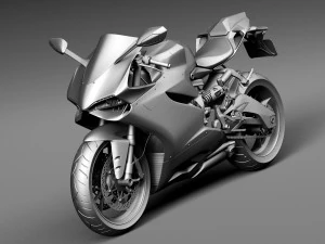 Ducati 899 Panigale 2015 3D Model