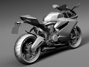 Ducati 899 Panigale 2015 3D Model