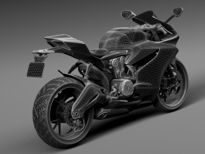 Ducati 899 Panigale 2015 Model 3D