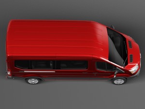 Transit Medium Passenger 2014 3D Model
