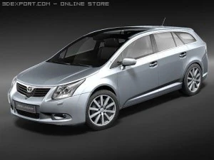 Toyota Avensis 2009 Modelo 3D