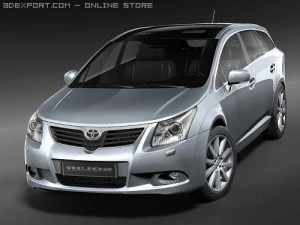 Toyota Avensis Tourer 2009 3D Model
