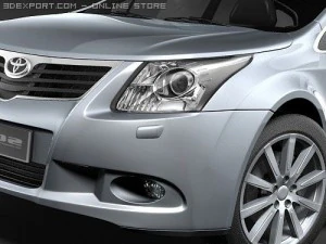 Toyota Avensis Tourer 2009 3D Model