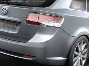 Toyota Avensis Tourer 2009 3Dモデル