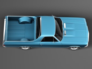 Chevrolet El Camino SS 1969 3D Model