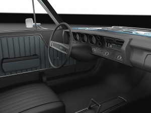 Chevrolet El Camino SS 1969 3D Model