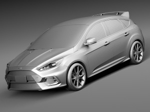 Focus RS 2016 Model 3D