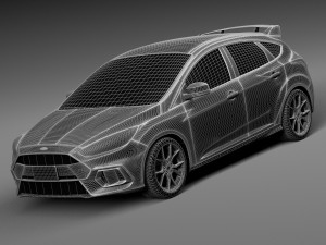 Focus RS 2016 Model 3D