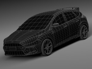 Focus RS 2016 Model 3D