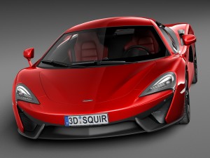 Mclaren 540C Coupe 2016 Modelo 3D