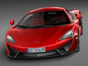 Mclaren 540C Coupe 2016 3D Model