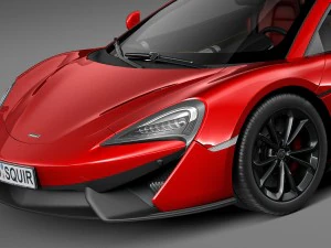 Mclaren 540C Coupe 2016 3D Model