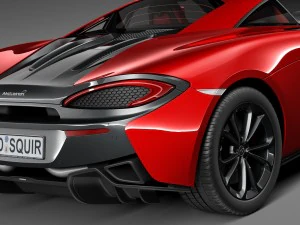 Mclaren 540C Coupe 2016 3D Model
