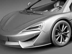 Mclaren 540C Coupe 2016 Modelo 3D