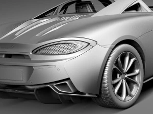 Mclaren 540C Coupe 2016 3D Model