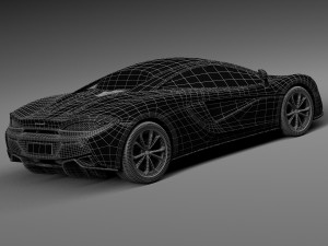 Mclaren 540C Coupe 2016 Modelo 3D
