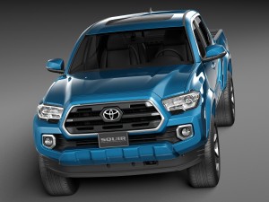 Toyota Tacoma Double Cab 2016 3D Model