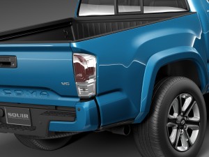 Toyota Tacoma Double Cab 2016 3D Model