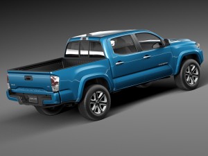 Toyota Tacoma Double Cab 2016 3D Model