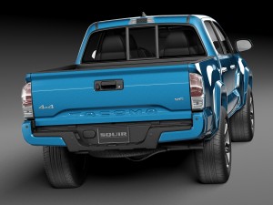 Toyota Tacoma Double Cab 2016 3D Model
