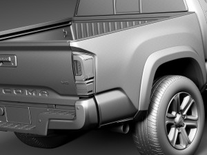 Toyota Tacoma Double Cab 2016 3D Model
