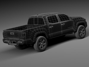 Toyota Tacoma Double Cab 2016 3D Model