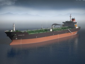 Oil Tanker Ship Evergreen State Modelo 3D