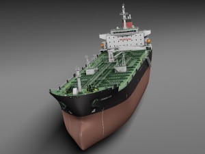 Oil Tanker Ship Evergreen State Modèle 3D