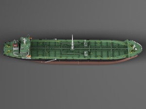 Oil Tanker Ship Evergreen State Modèle 3D