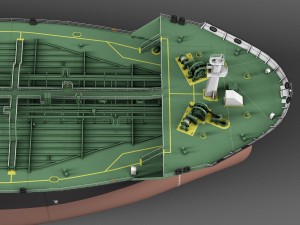 Oil Tanker Ship Evergreen State Modèle 3D