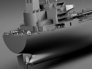 Oil Tanker Ship Evergreen State 3D Model