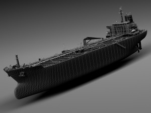 Oil Tanker Ship Evergreen State Modèle 3D