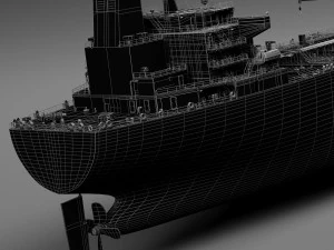 Oil Tanker Ship Evergreen State 3D Model