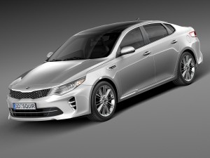 Kia Optima 2016 3D Модель
