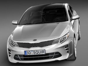 Kia Optima 2016 3D 模型