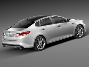 Kia Optima 2016 3D 模型
