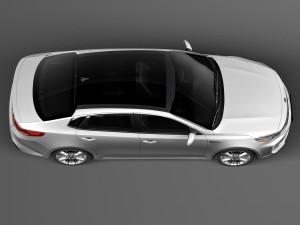 Kia Optima 2016 3D 模型