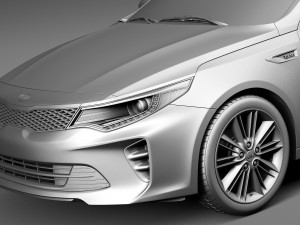 Kia Optima 2016 3D 模型