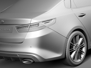 Kia Optima 2016 3D 模型