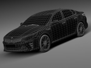 Kia Optima 2016 3D 模型