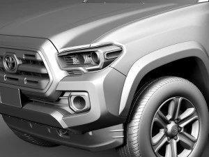 Toyota Tacoma Short Cab 2016 3D Model