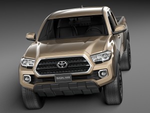 Toyota Tacoma TRD Offroad 2016 3D Модель